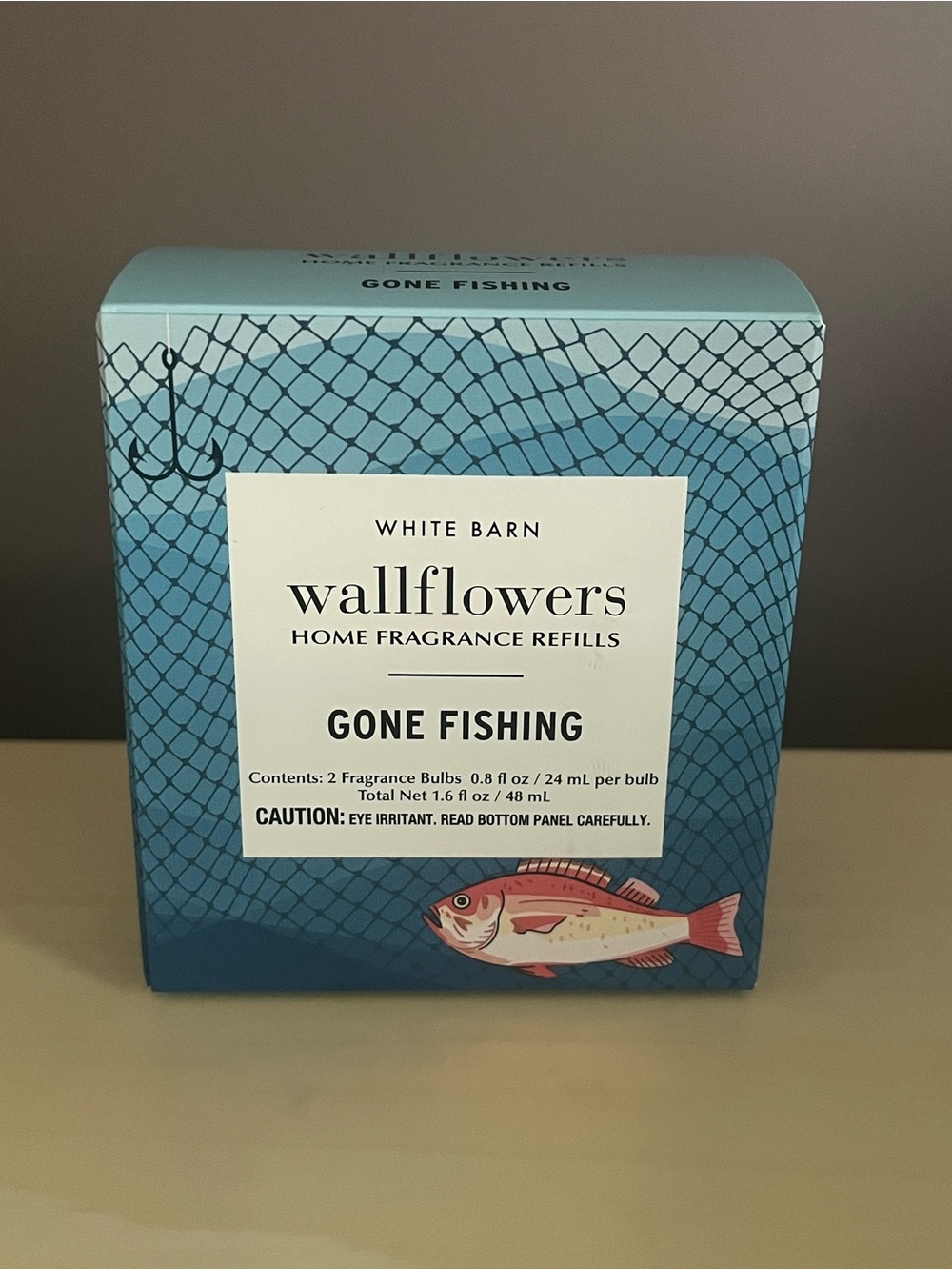 New Two Pack White Barn Bath Body Works Gone Fishing Wallflowers Refills